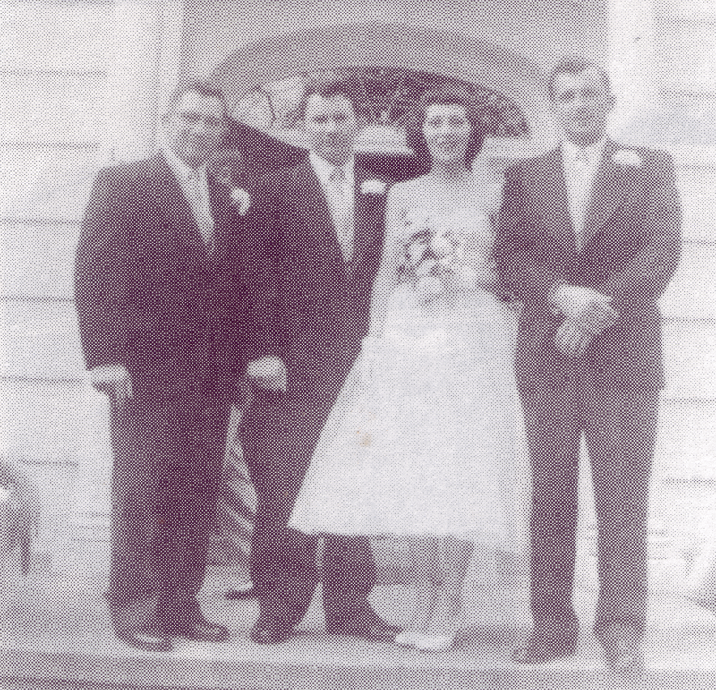 1956 - Nick, Murph & Jackie, Louie Paun