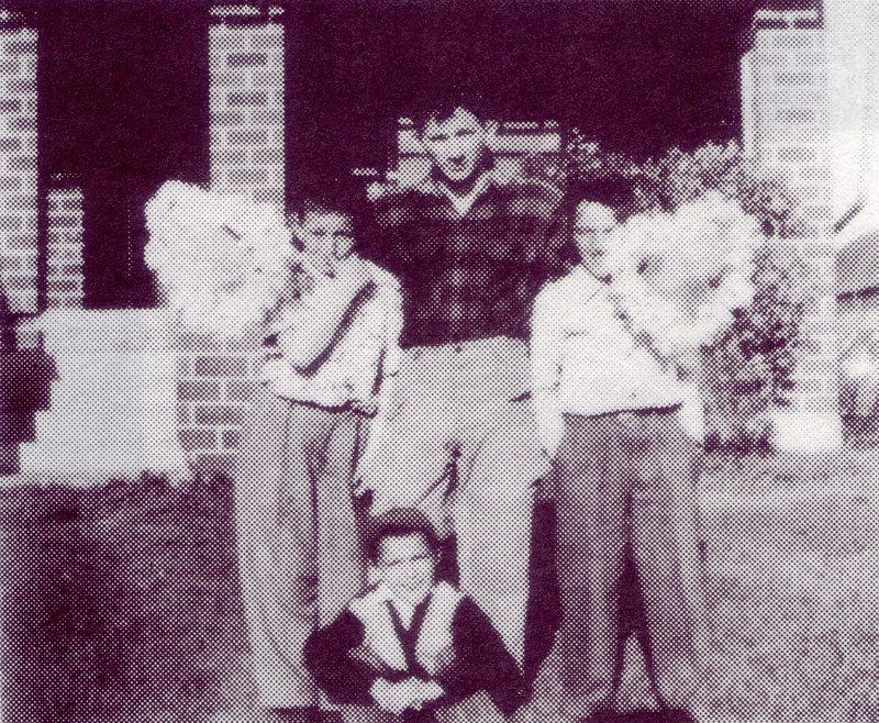 Eli, Murph, Johnnie Paun, Tommy Paun (Kneeling)