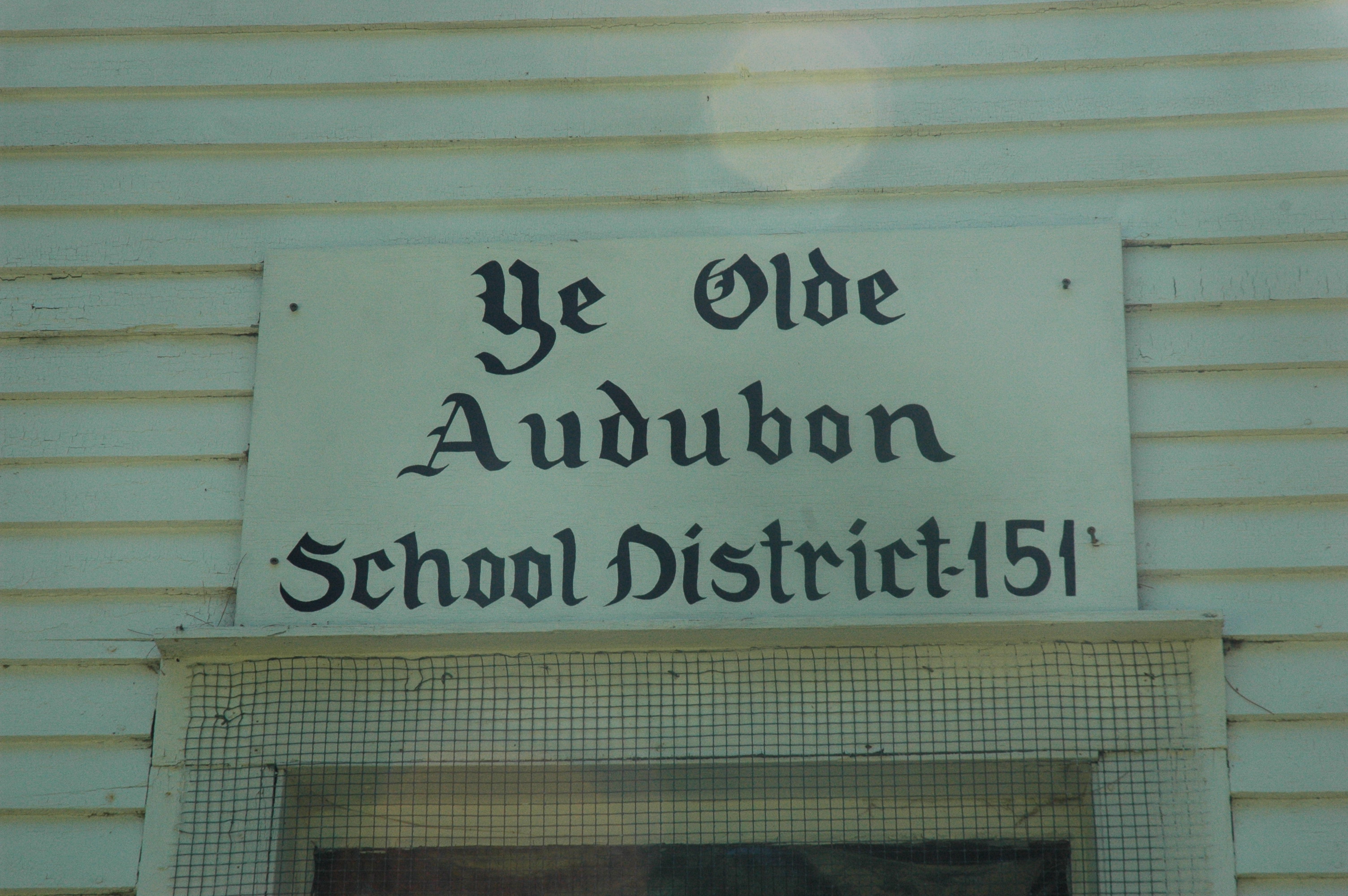 Ye Olde Audubon School District – 151, August 2013